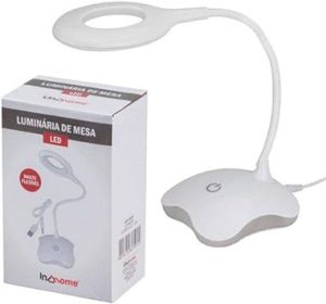 Luminária de Mesa com Haste Flexível Led