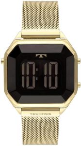 Relógio Technos, Pulseira de Aço, Feminino, Dourado