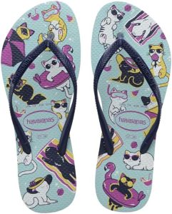 Chinelo Slim Pets, Havaianas, Feminino