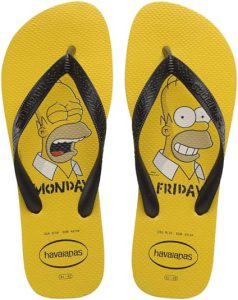 Chinelo Simpsons, Havaianas, Adulto Unissex