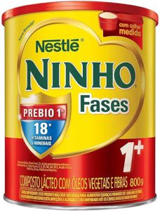 Composto Lácteo, Fases 1+, Ninho, 800g