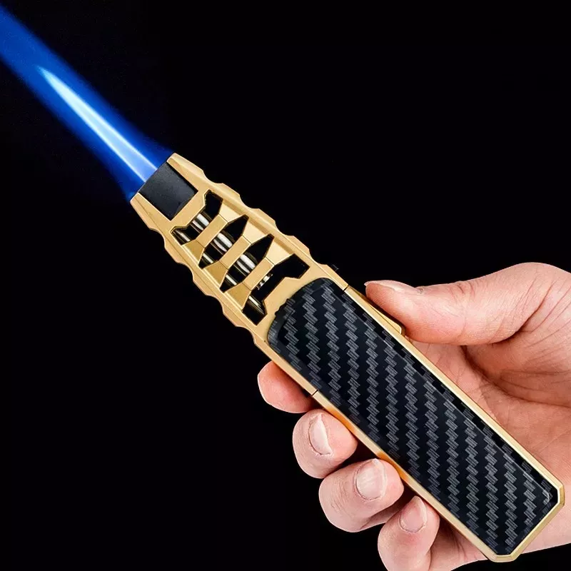 Jobon-Big Jet Flame Lighter para cozinha, churrasco, charuto, tocha de fogo, acampamento ao ar livre, ferramentas de homem, gás butano, acessórios para fumar